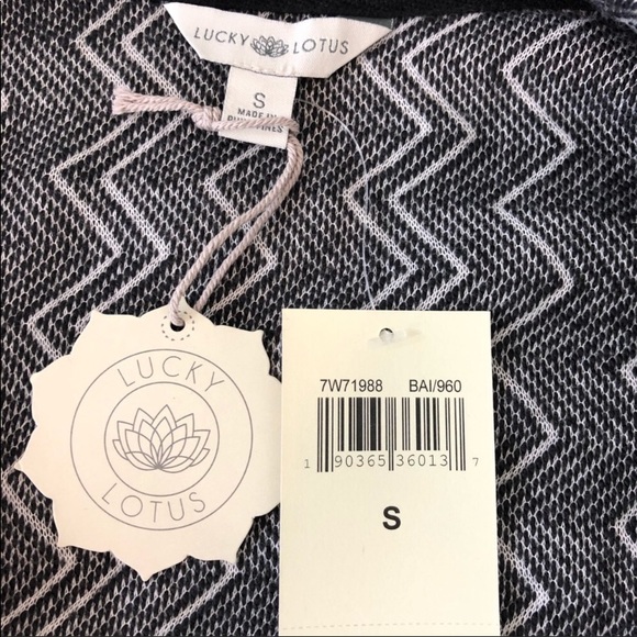 LUCKY BRAND Lotus Black Open Wrap Jacket - Picture 9 of 12